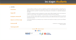 Desktop Screenshot of info-stages.univ-lemans.fr