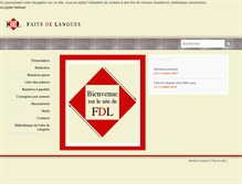 Tablet Screenshot of fdl.univ-lemans.fr