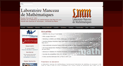 Desktop Screenshot of lmm.univ-lemans.fr