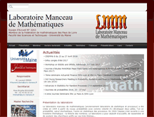 Tablet Screenshot of lmm.univ-lemans.fr