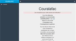 Desktop Screenshot of couralafac.univ-lemans.fr