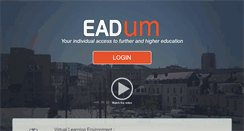 Desktop Screenshot of ead.univ-lemans.fr